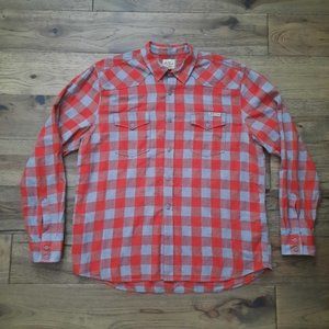 Lucky Brand Buffalo Plaid Flannel Long Sleeve Mens XL